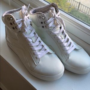 Pastry white high top shoes